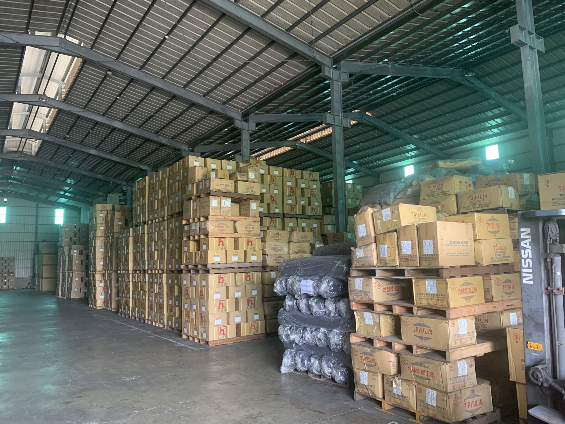 Stored cartons for product review
